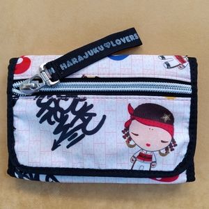 Harajuku trifold wallet